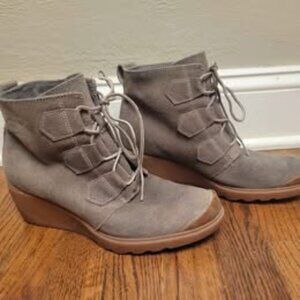 Women's Sorel Waterproof Lace-Up Wedge Boot, W8